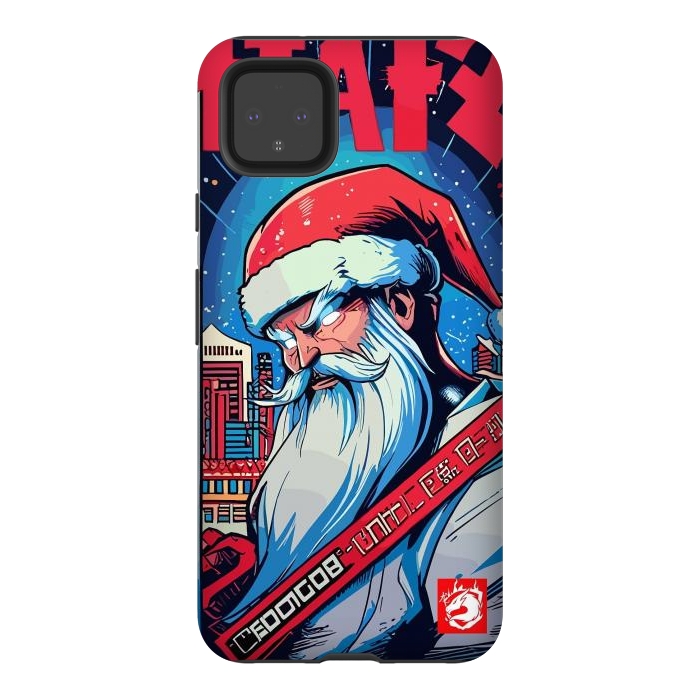 Pixel 4XL StrongFit Modern Santa Claus by LM2Kone