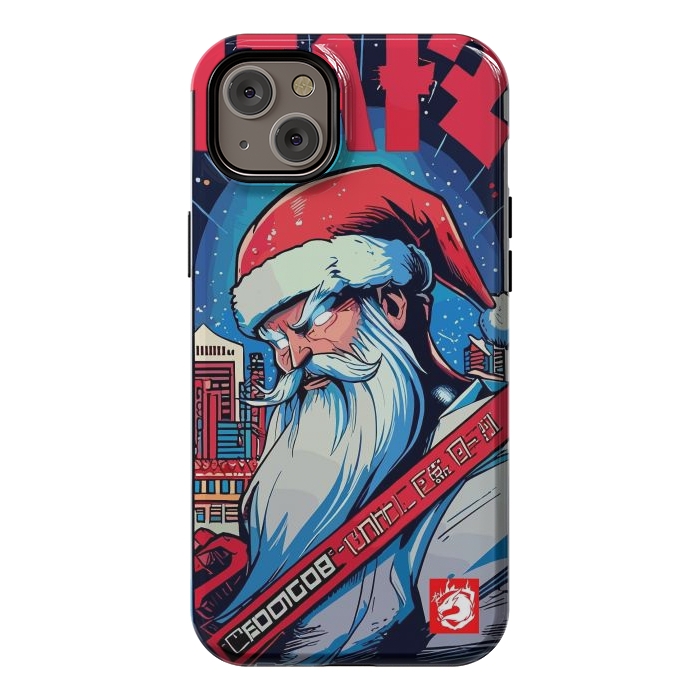 iPhone 14 Plus StrongFit Modern Santa Claus by LM2Kone