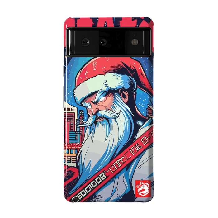 Pixel 6 StrongFit Modern Santa Claus by LM2Kone