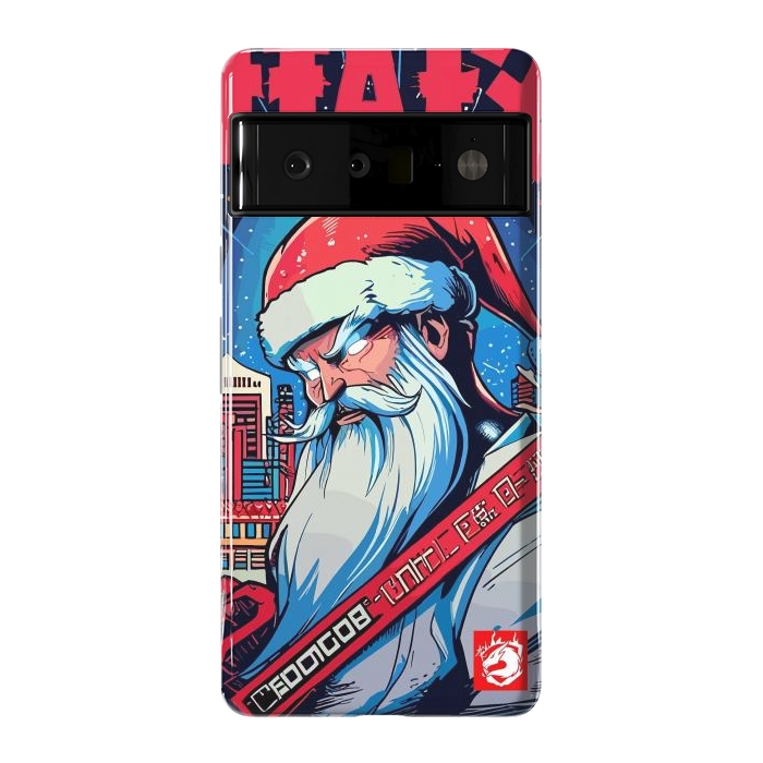 Pixel 6 Pro StrongFit Modern Santa Claus by LM2Kone