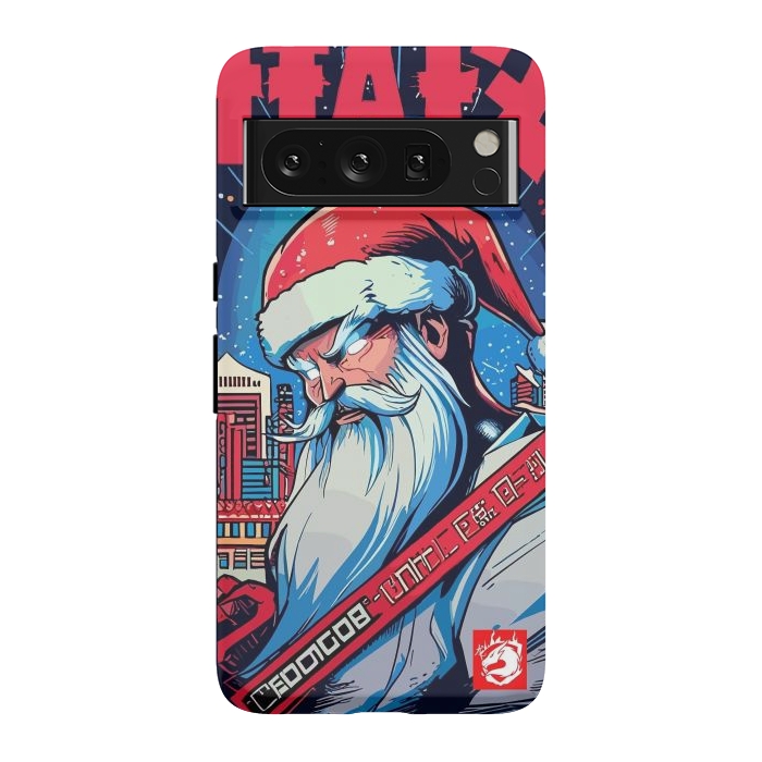 Pixel 8 Pro StrongFit Modern Santa Claus by LM2Kone