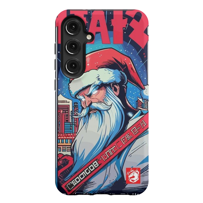 Galaxy S24 Plus StrongFit Modern Santa Claus by LM2Kone