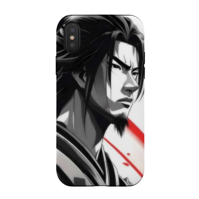 iPhone Xs / X StrongFit Samurai Warrior by JohnnyVillas