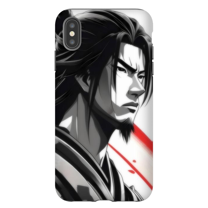 iPhone Xs Max StrongFit Samurai Warrior by JohnnyVillas