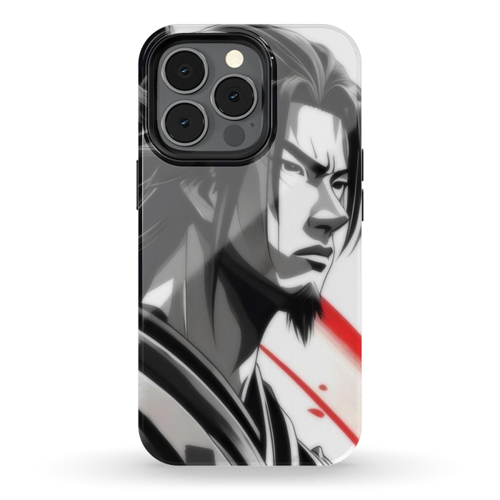 iPhone 13 pro StrongFit Samurai Warrior by JohnnyVillas