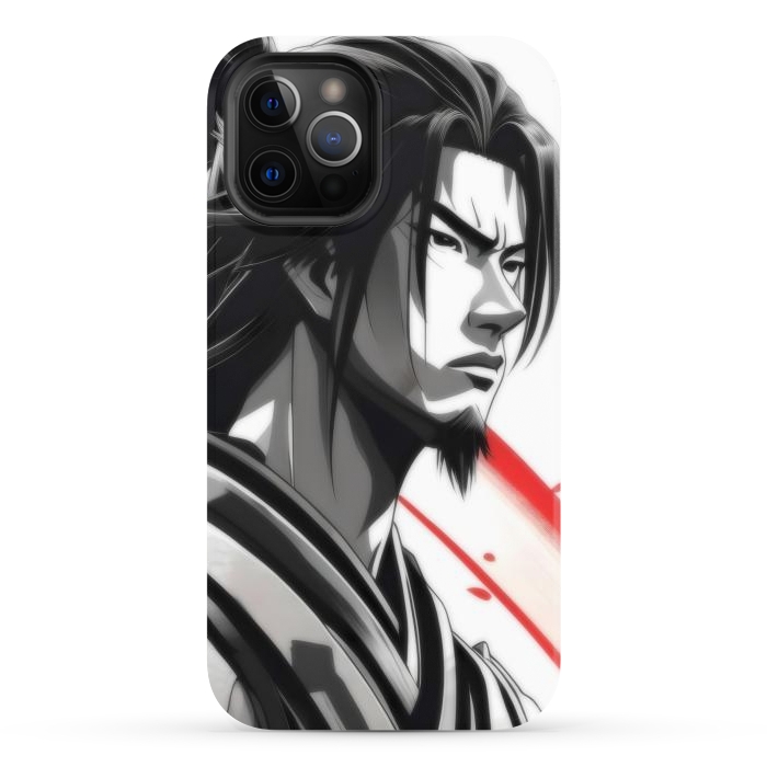 iPhone 12 Pro Max StrongFit Samurai Warrior by JohnnyVillas