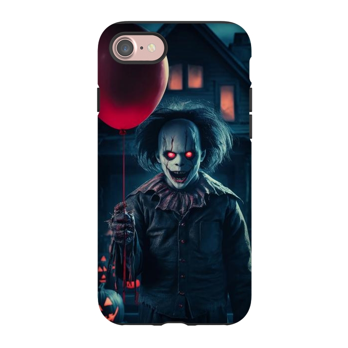 iPhone 7 StrongFit Scary Halloween Cloun by JohnnyVillas