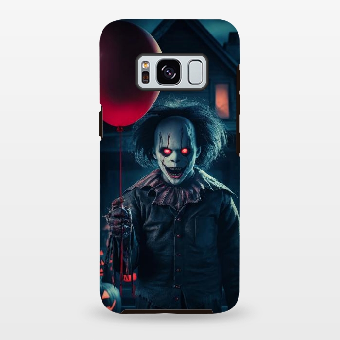 Galaxy S8 plus StrongFit Scary Halloween Cloun by JohnnyVillas