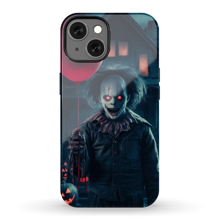 iPhone 13 StrongFit Scary Halloween Cloun by JohnnyVillas