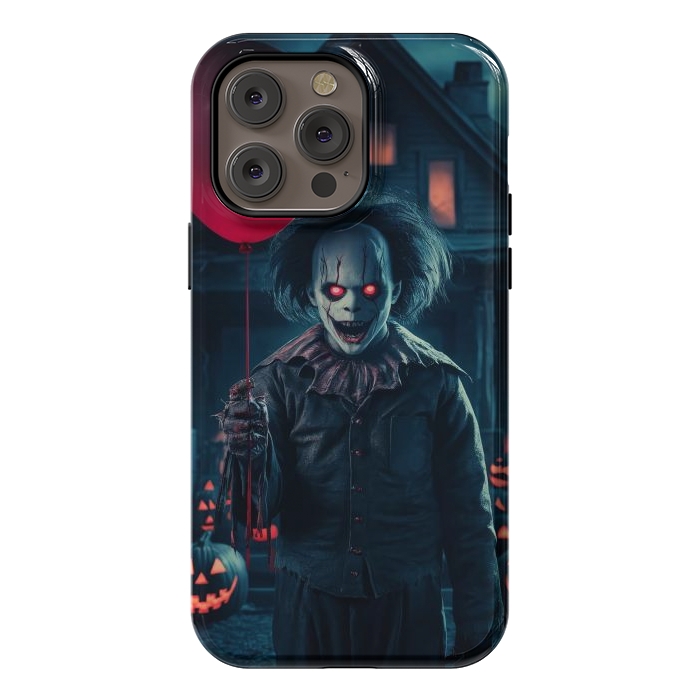 iPhone 14 Pro max StrongFit Scary Halloween Cloun by JohnnyVillas