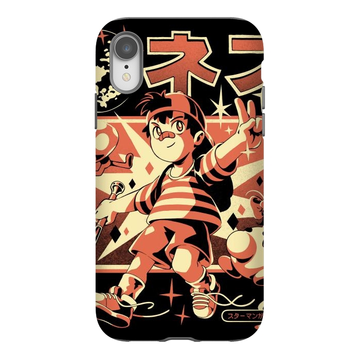 iPhone Xr StrongFit Boy From Earth by Ilustrata