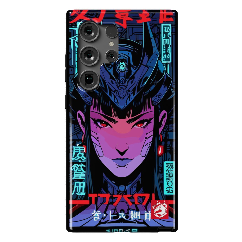 Galaxy S24 Ultra StrongFit Blue Woman Cyborg by LM2Kone