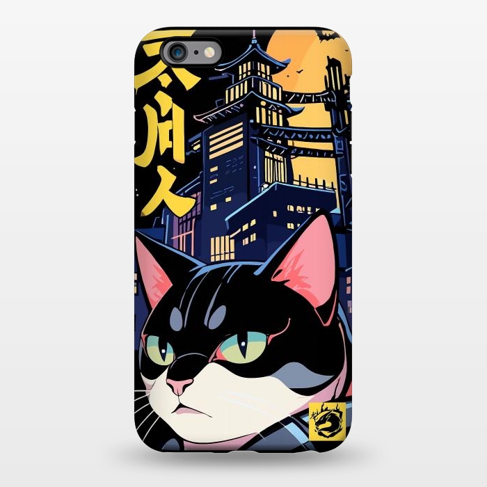 iPhone 6/6s plus StrongFit Halloween Cat Japan by LM2Kone