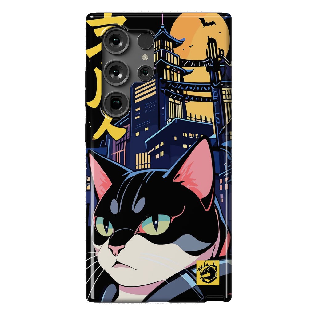 Galaxy S24 Ultra StrongFit Halloween Cat Japan by LM2Kone