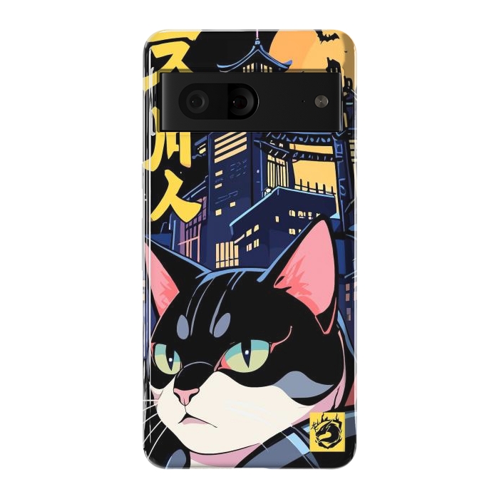 Pixel 7 StrongFit Halloween Cat Japan by LM2Kone