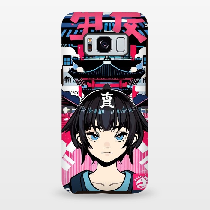 Galaxy S8 plus StrongFit Japanese Anime girl by LM2Kone