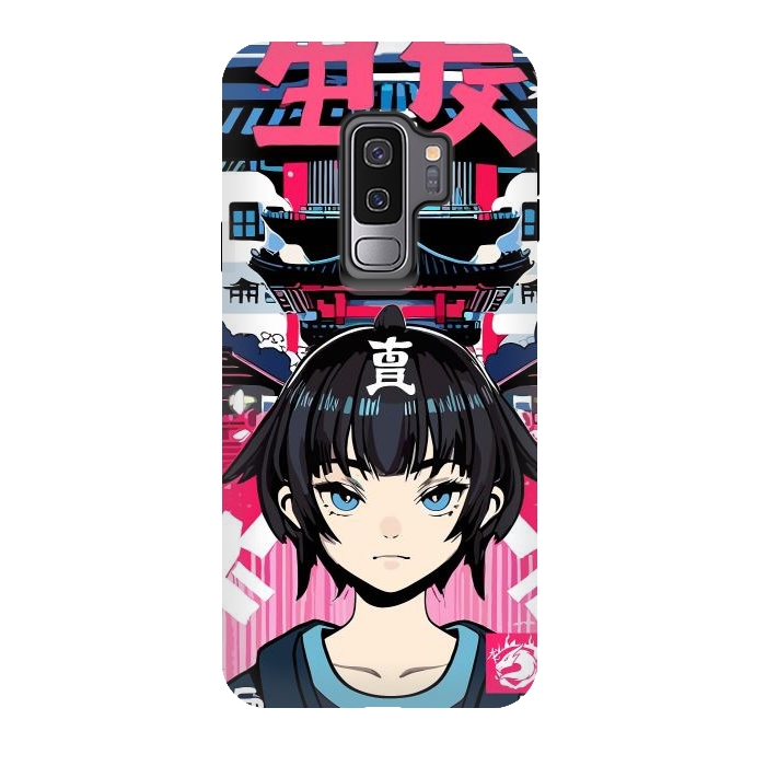 Galaxy S9 plus StrongFit Japanese Anime girl by LM2Kone