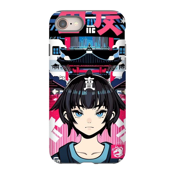 iPhone 8 StrongFit Japanese Anime girl by LM2Kone