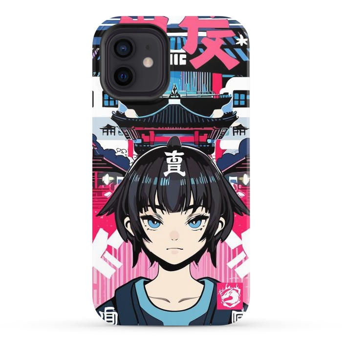 iPhone 12 StrongFit Japanese Anime girl by LM2Kone