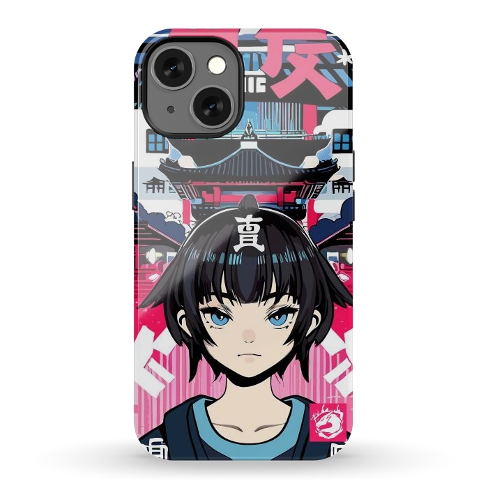 iPhone 13 StrongFit Japanese Anime girl by LM2Kone