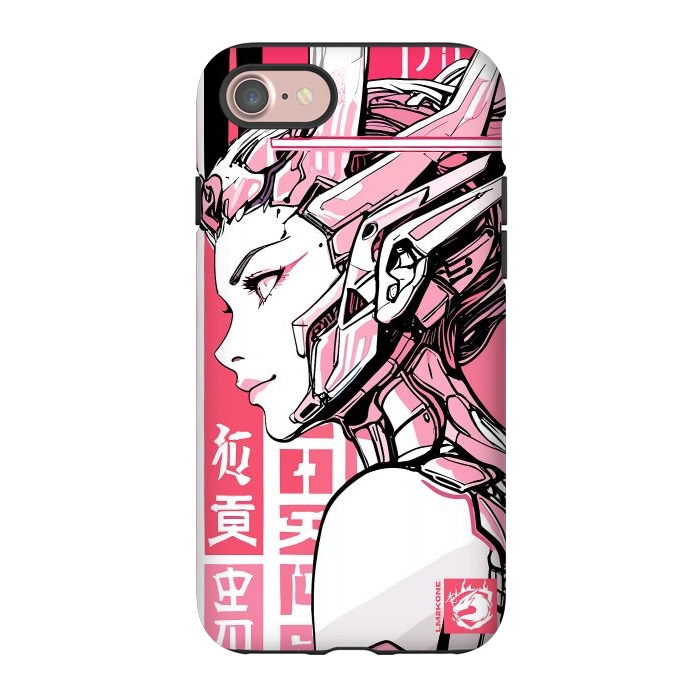 iPhone 7 StrongFit Cyberpunk Girly Cyborg by LM2Kone