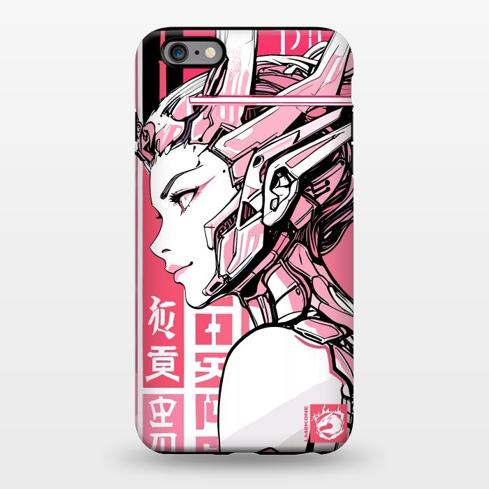 iPhone 6/6s plus StrongFit Cyberpunk Girly Cyborg by LM2Kone