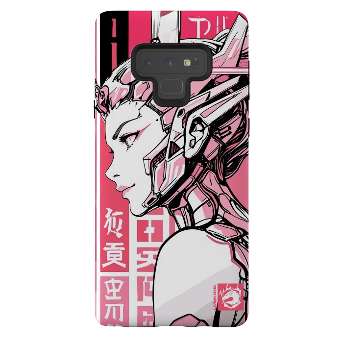 Galaxy Note 9 StrongFit Cyberpunk Girly Cyborg by LM2Kone