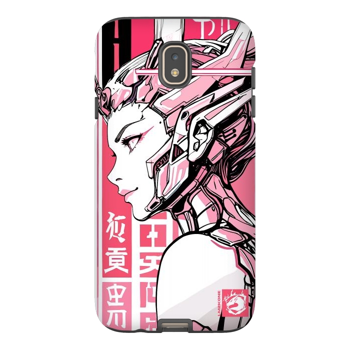 Galaxy J7 StrongFit Cyberpunk Girly Cyborg by LM2Kone