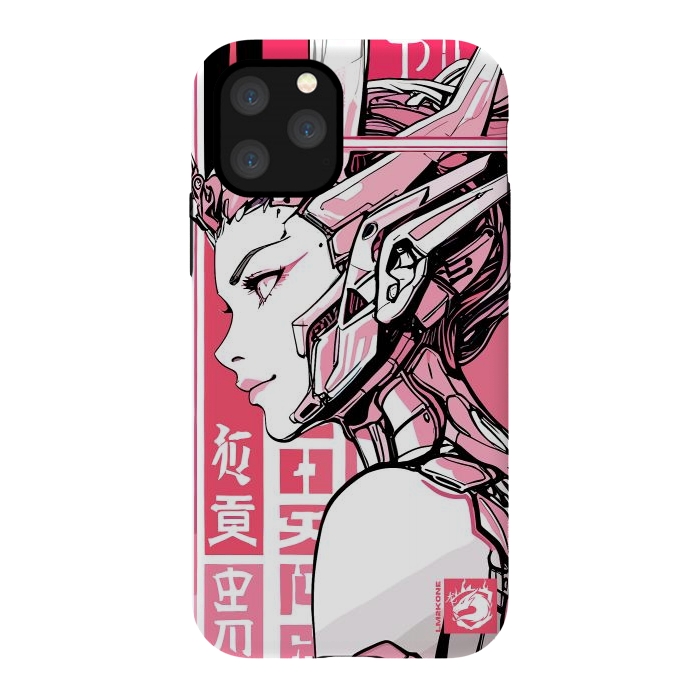 iPhone 11 Pro StrongFit Cyberpunk Girly Cyborg by LM2Kone