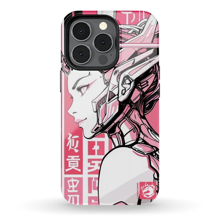 iPhone 13 pro StrongFit Cyberpunk Girly Cyborg by LM2Kone