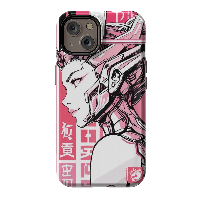 iPhone 14 StrongFit Cyberpunk Girly Cyborg by LM2Kone