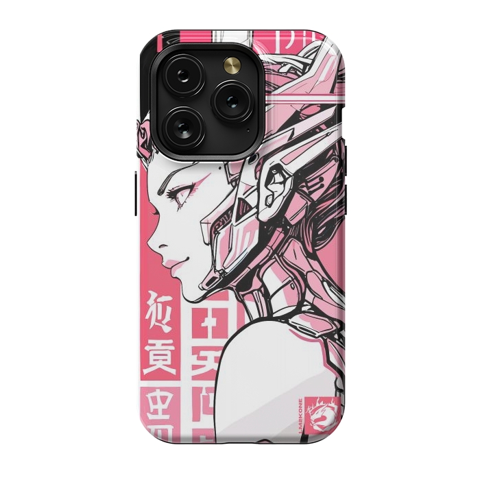 iPhone 15 Pro StrongFit Cyberpunk Girly Cyborg by LM2Kone