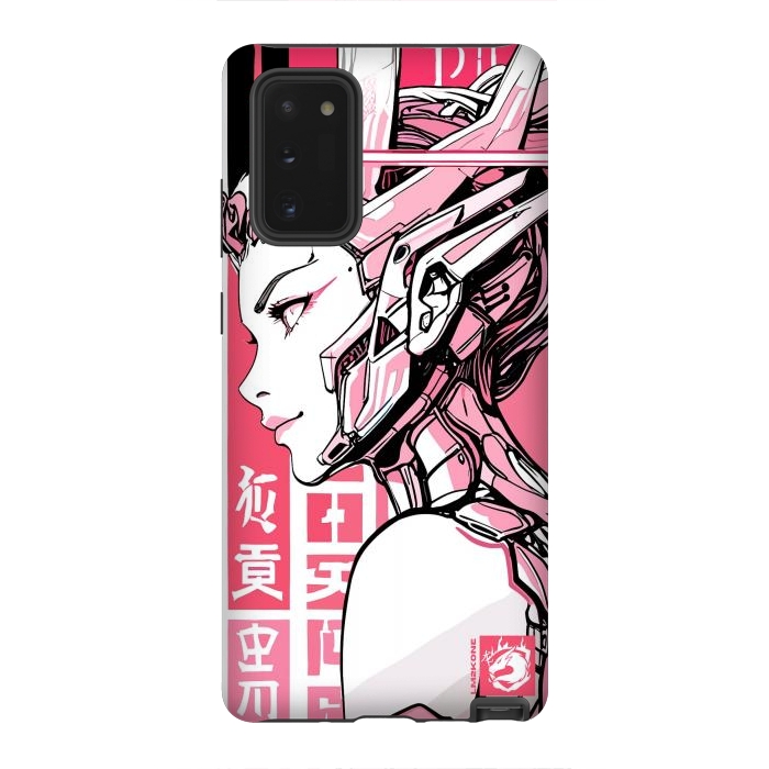 Galaxy Note 20 StrongFit Cyberpunk Girly Cyborg by LM2Kone