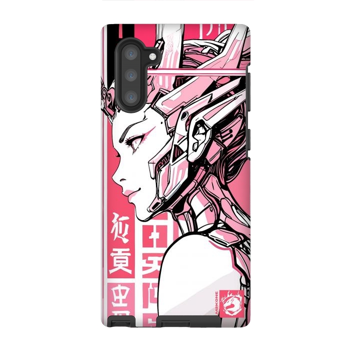 Galaxy Note 10 StrongFit Cyberpunk Girly Cyborg by LM2Kone