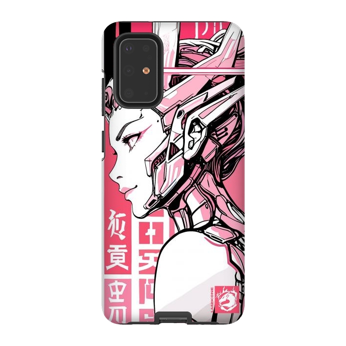 Galaxy S20 Plus StrongFit Cyberpunk Girly Cyborg by LM2Kone