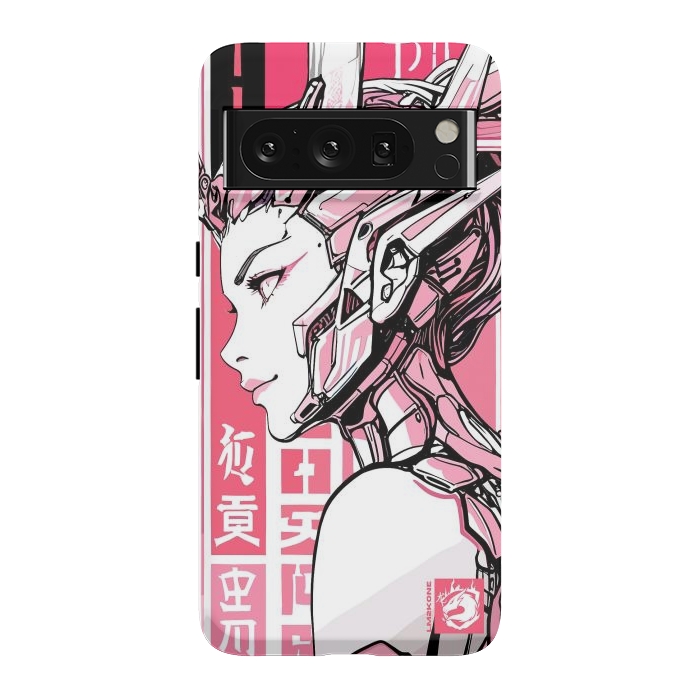 Pixel 8 Pro StrongFit Cyberpunk Girly Cyborg by LM2Kone