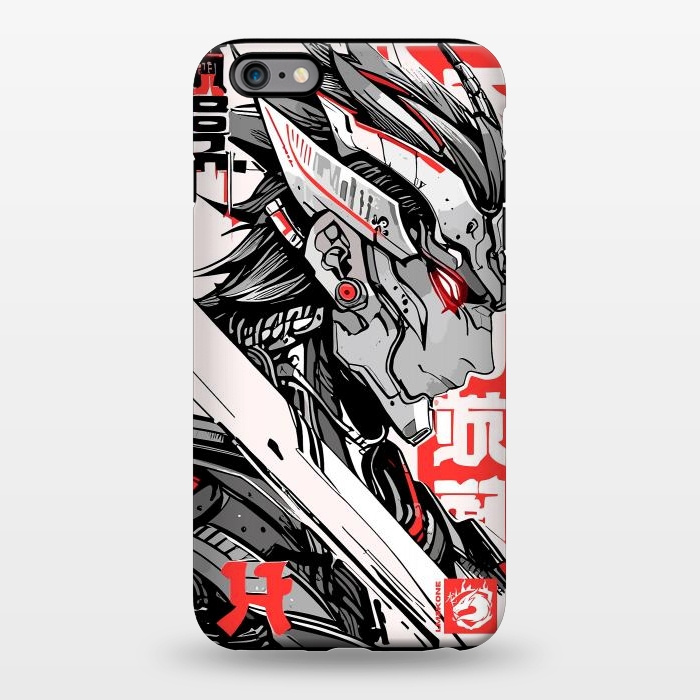 iPhone 6/6s plus StrongFit Samurai Red Cyborg by LM2Kone