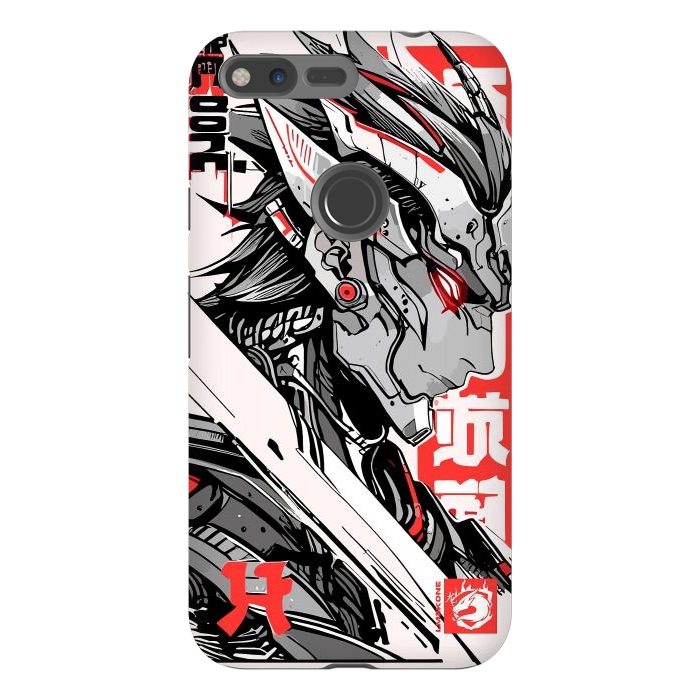 Pixel XL StrongFit Samurai Red Cyborg by LM2Kone