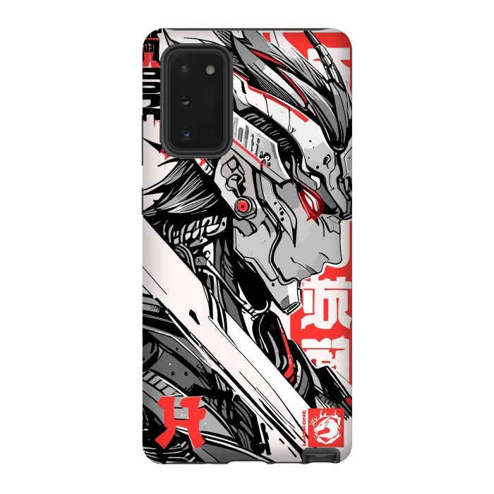 Galaxy Note 20 StrongFit Samurai Red Cyborg by LM2Kone