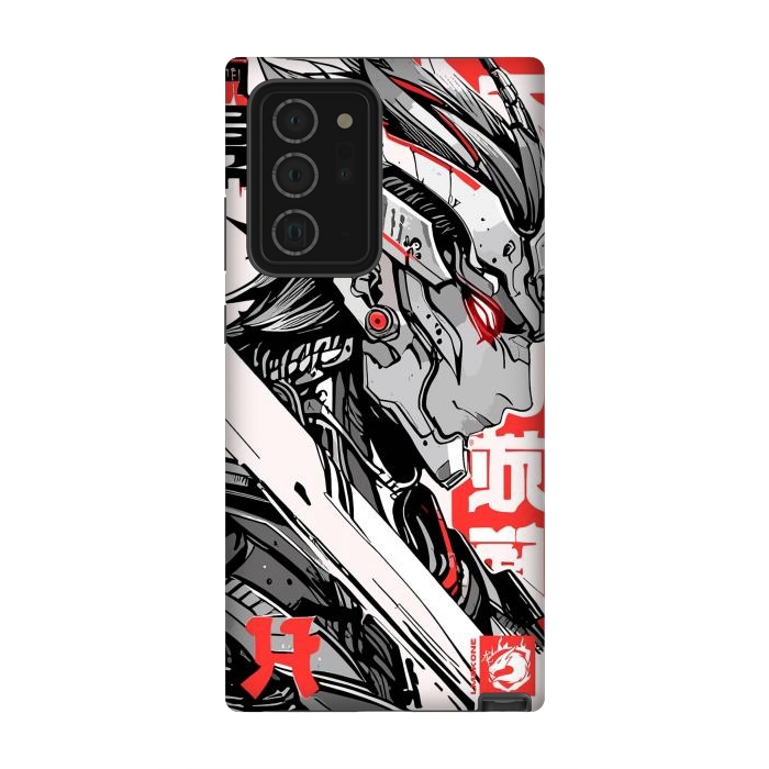 Galaxy Note 20 Ultra StrongFit Samurai Red Cyborg by LM2Kone