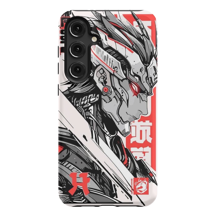 Galaxy S24 Plus StrongFit Samurai Red Cyborg by LM2Kone