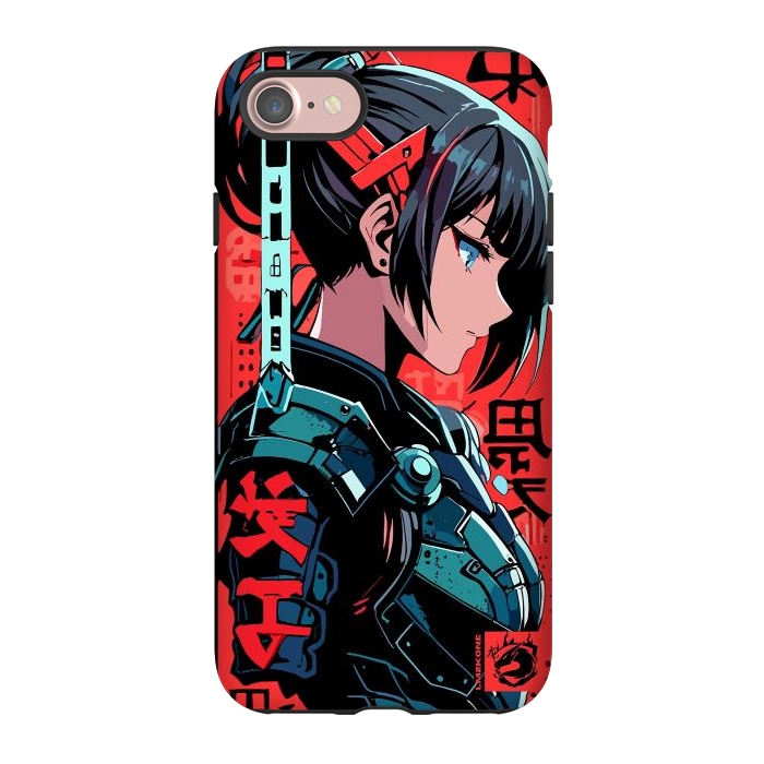 iPhone 7 StrongFit Cyberpunk Kanji Woman by LM2Kone