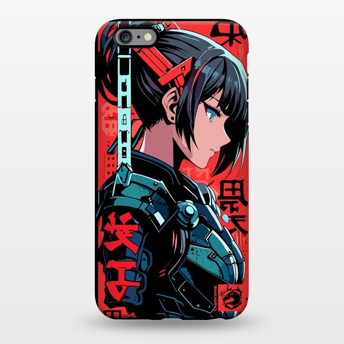 iPhone 6/6s plus StrongFit Cyberpunk Kanji Woman by LM2Kone