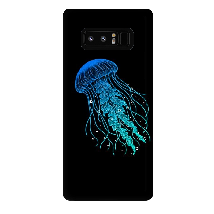 Galaxy Note 8 StrongFit Jellyfish by Mitxel Gonzalez