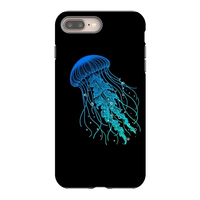 iPhone 8 plus StrongFit Jellyfish by Mitxel Gonzalez