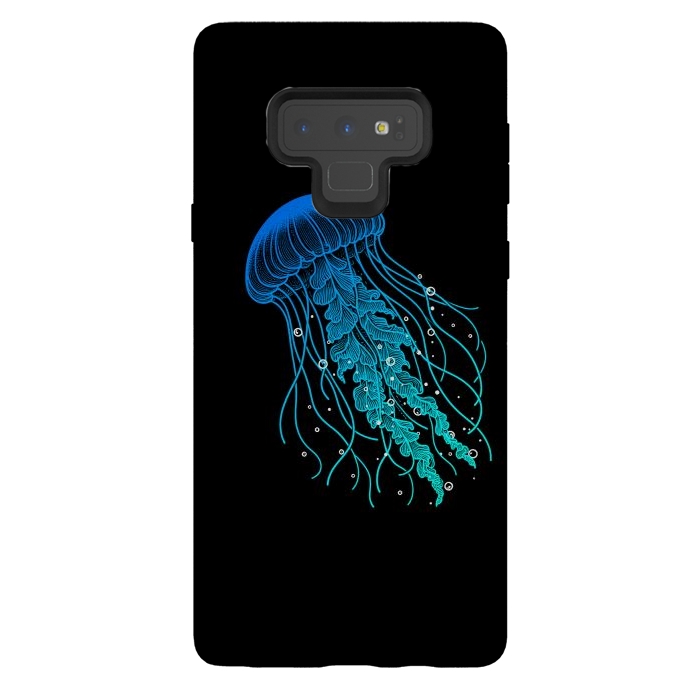 Galaxy Note 9 StrongFit Jellyfish by Mitxel Gonzalez