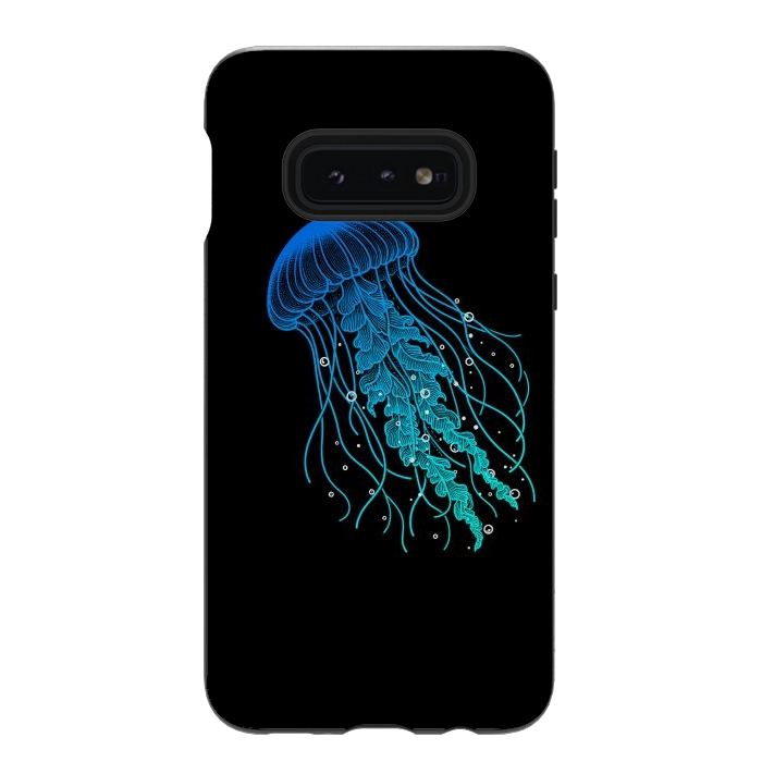 Galaxy S10e StrongFit Jellyfish by Mitxel Gonzalez