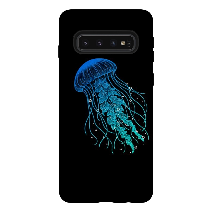 Galaxy S10 StrongFit Jellyfish by Mitxel Gonzalez