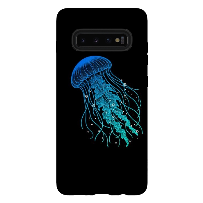 Galaxy S10 plus StrongFit Jellyfish by Mitxel Gonzalez