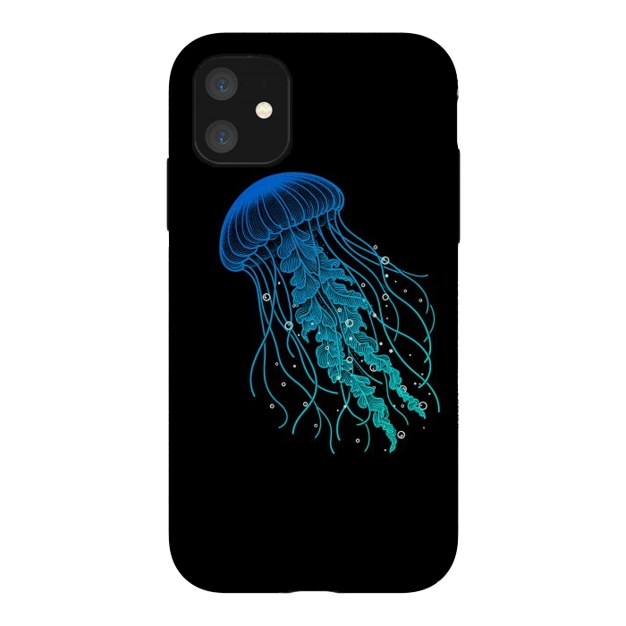 iPhone 11 StrongFit Jellyfish by Mitxel Gonzalez